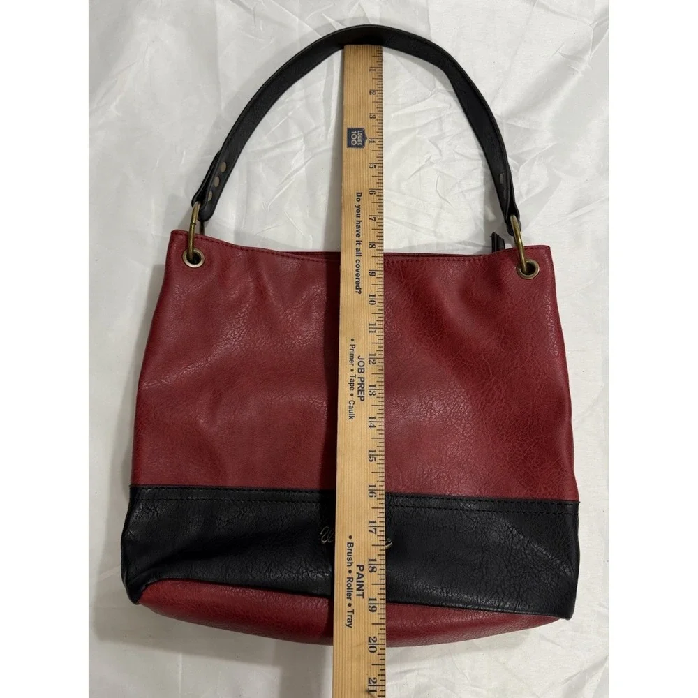Wrangler Hobo Bag Purse Handbag Red by Montana West Good Condition - Picture 2 of 15
